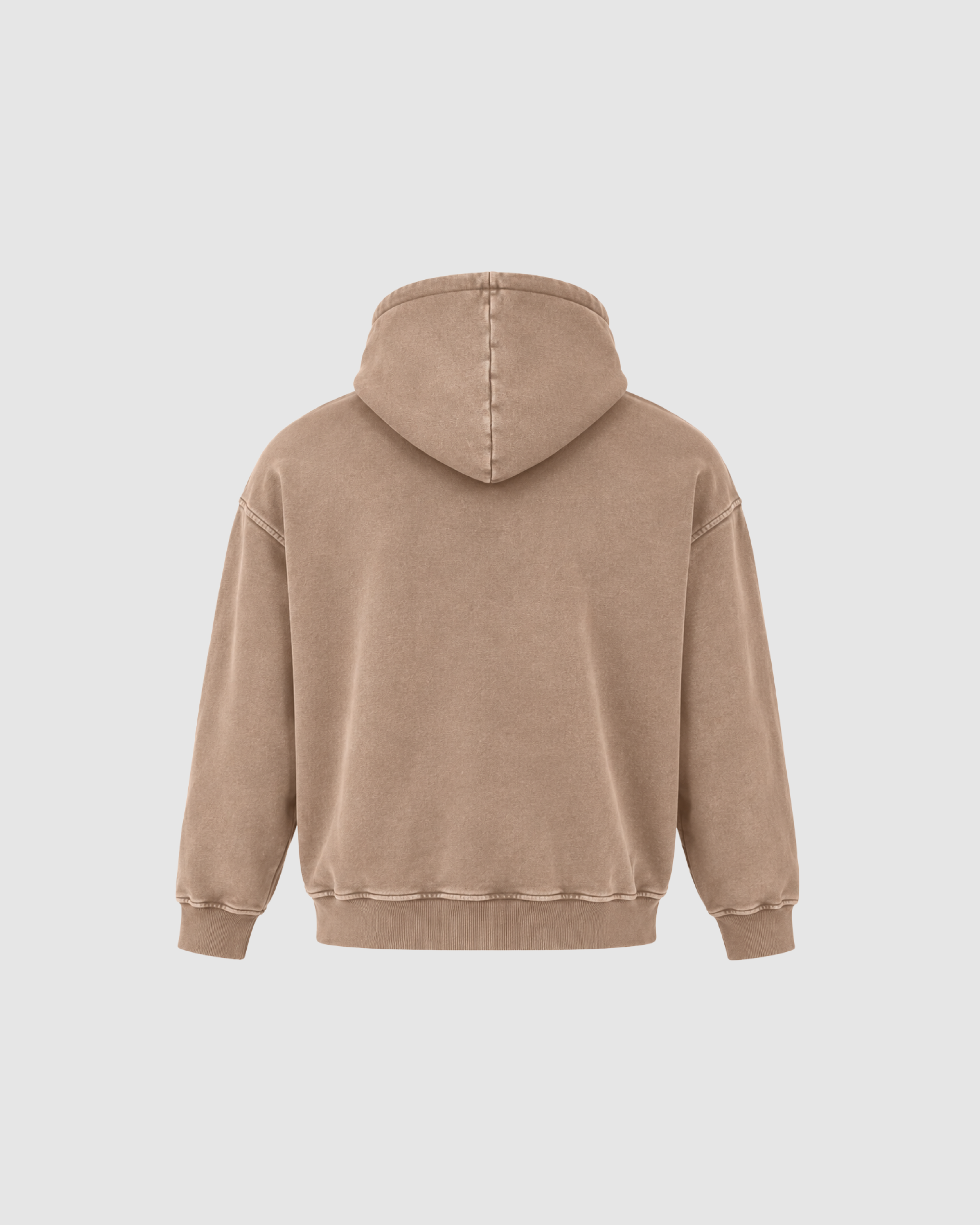 SNOW WASHED HOODIE - SAND