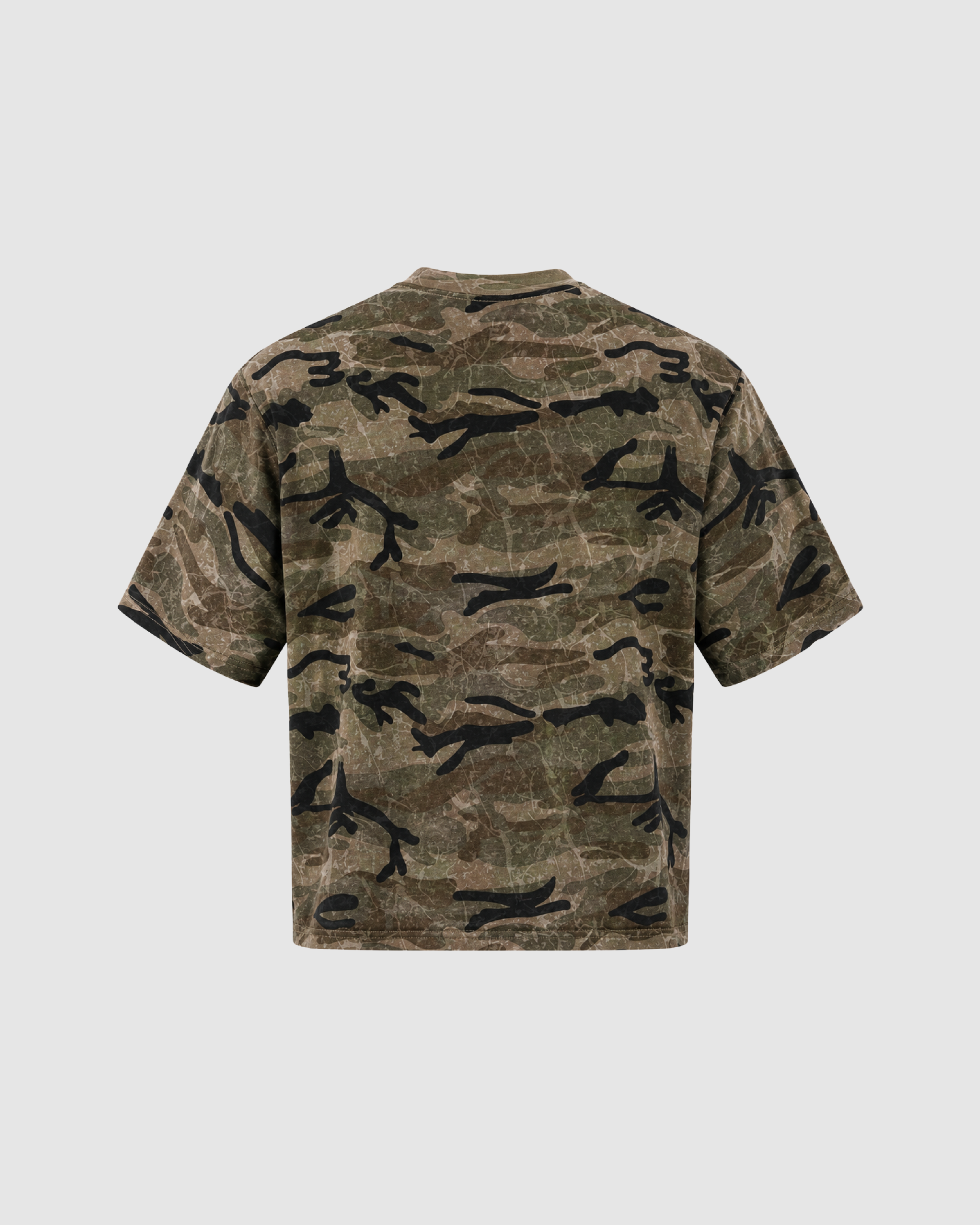 CAMO BOXY T-SHIRT - GREEN