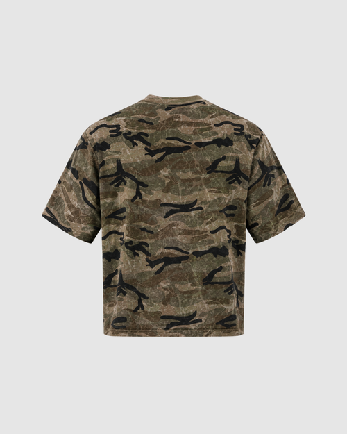 CAMO BOXY T-SHIRT - GREEN