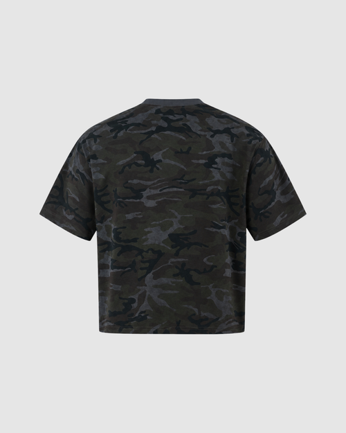 CAMO BOXY T-SHIRT - GRAY