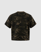 CAMO BOXY T-SHIRT - KHAKI