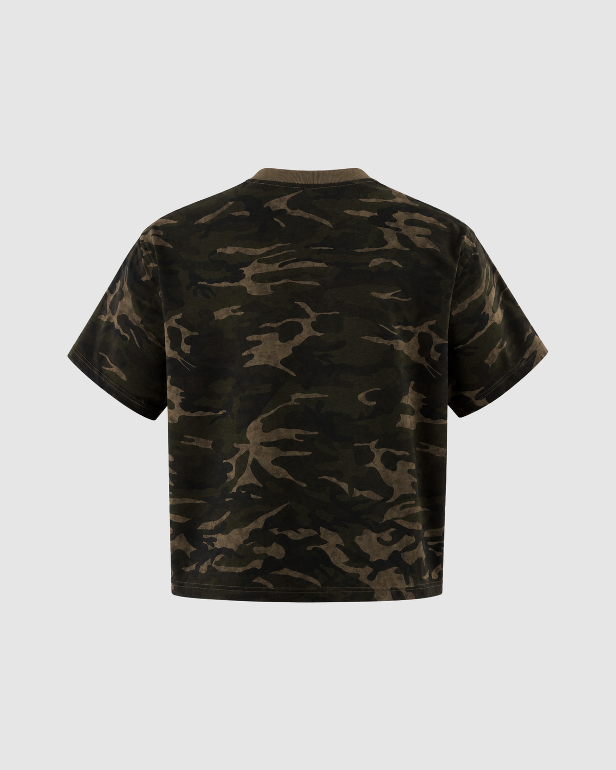 CAMO BOXY T-SHIRT - KHAKI