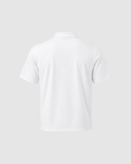 SIGNATURE BLANK HALF ZIP POLO - WHITE