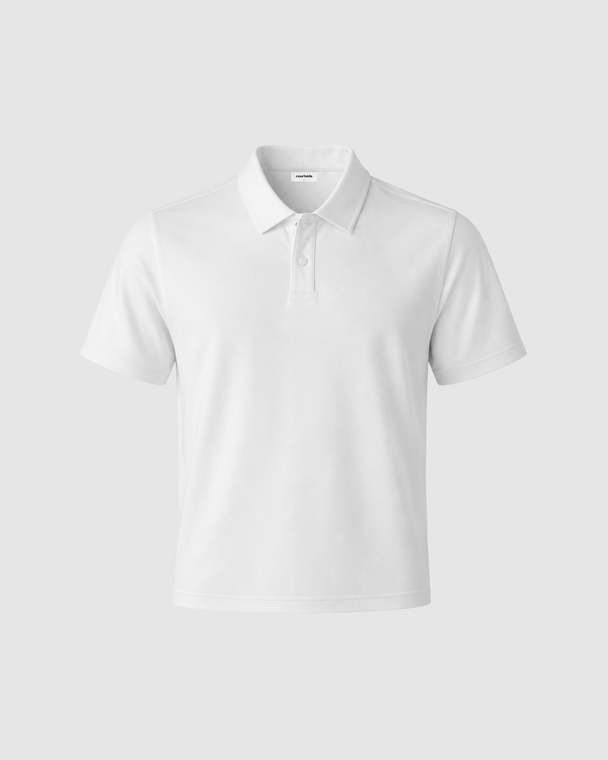 SIGNATURE BLANK POLO - WHITE