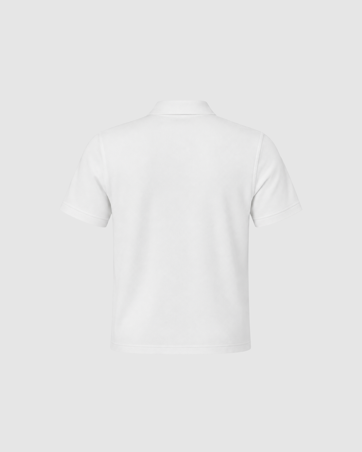 SIGNATURE BLANK POLO - WHITE