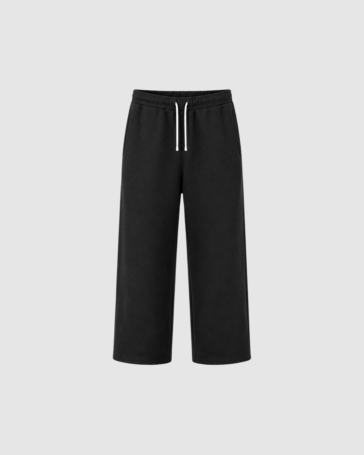 CLOUD STRAIGHT LEG SWEATS - BLACK