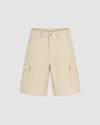 CARGO SHORTS - ECRU