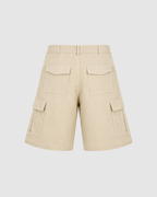 CARGO SHORTS - ECRU