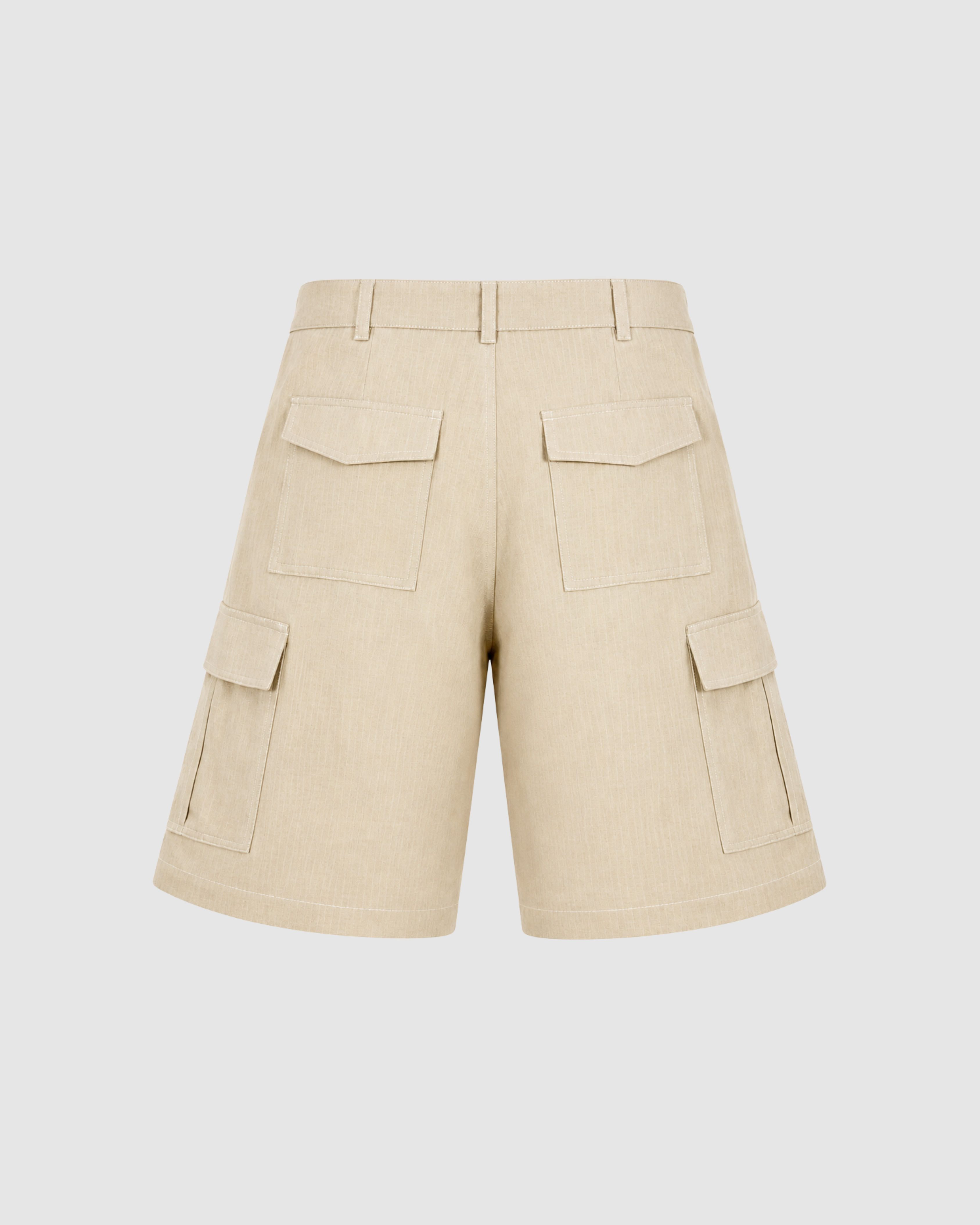CARGO SHORTS - ECRU