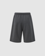 CLOUD THREE QUARTER SWEAT SHORTS - DARK GRAY