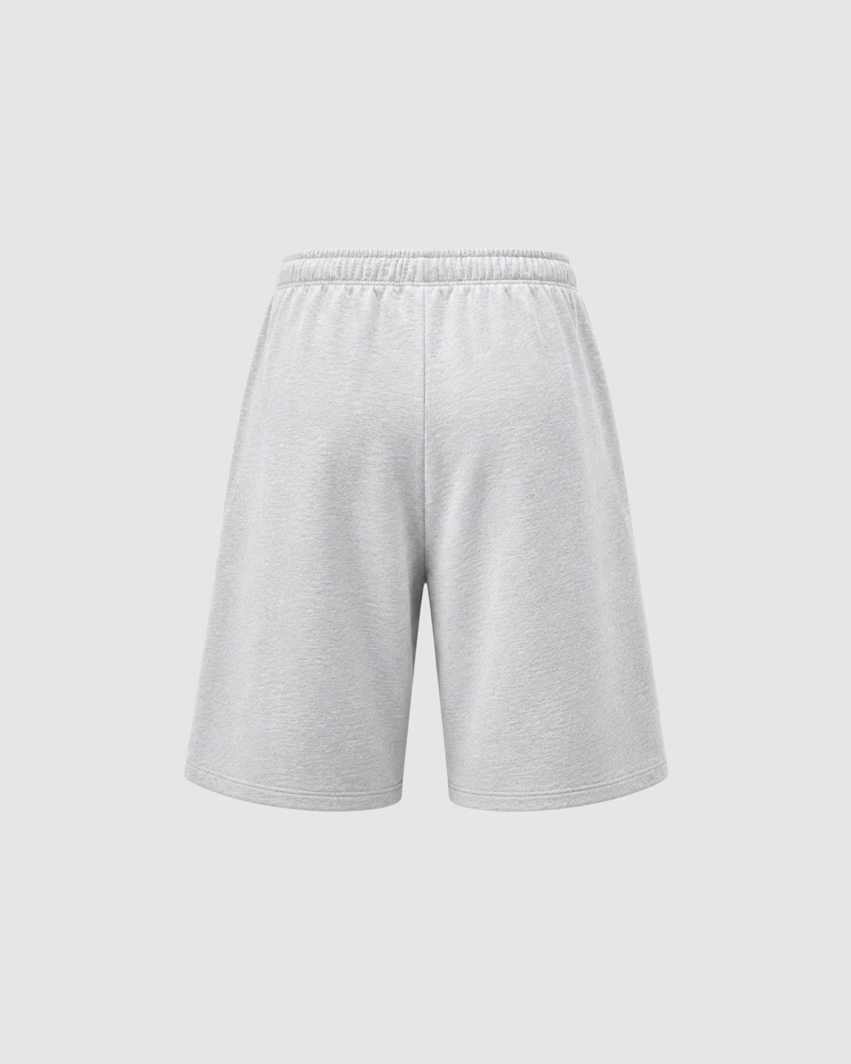 CLOUD THREE QUARTER SWEAT SHORTS - GRAY