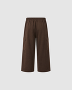 SUNFADE WASHED CARGO PANTS - COFFEE