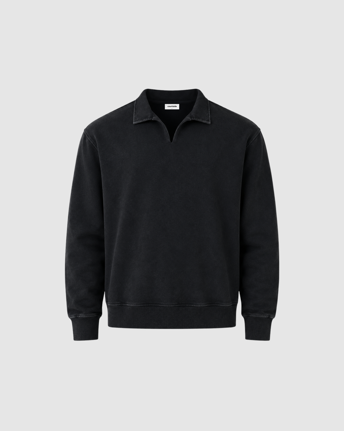 VINTAGE WASHED SWEATSHIRT - BLACK