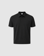 SIGNATURE BLANK POLO - BLACK