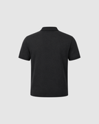 SIGNATURE BLANK POLO - BLACK