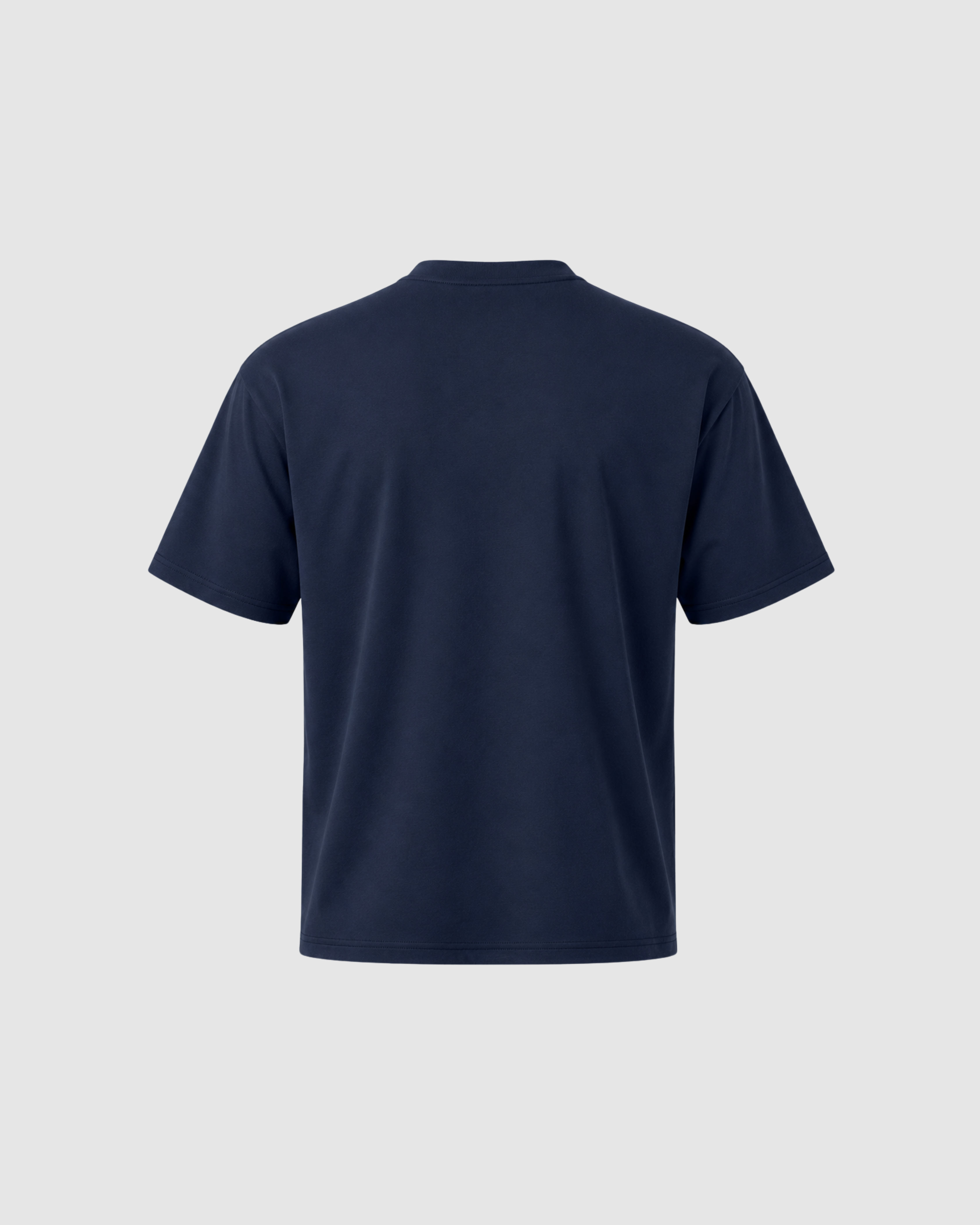 SIGNATURE BLANK T-SHIRT - NAVY