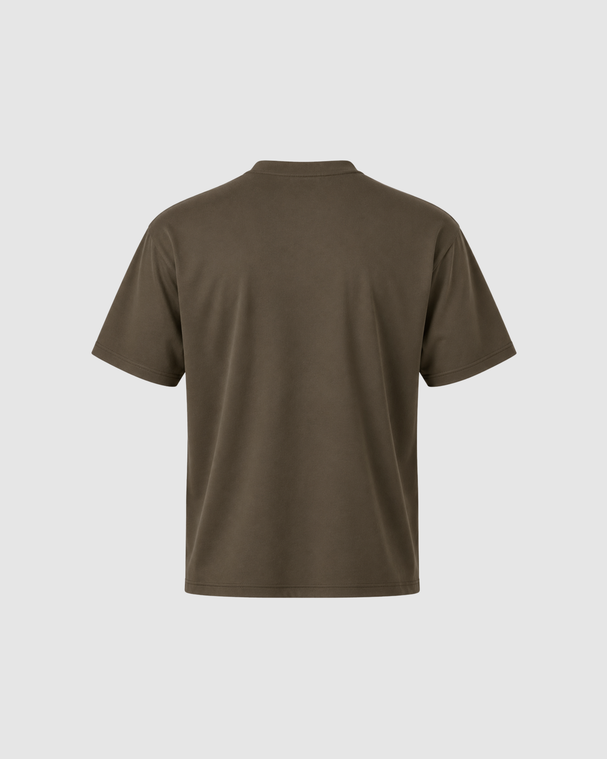 SIGNATURE BLANK T-SHIRT - BROWN
