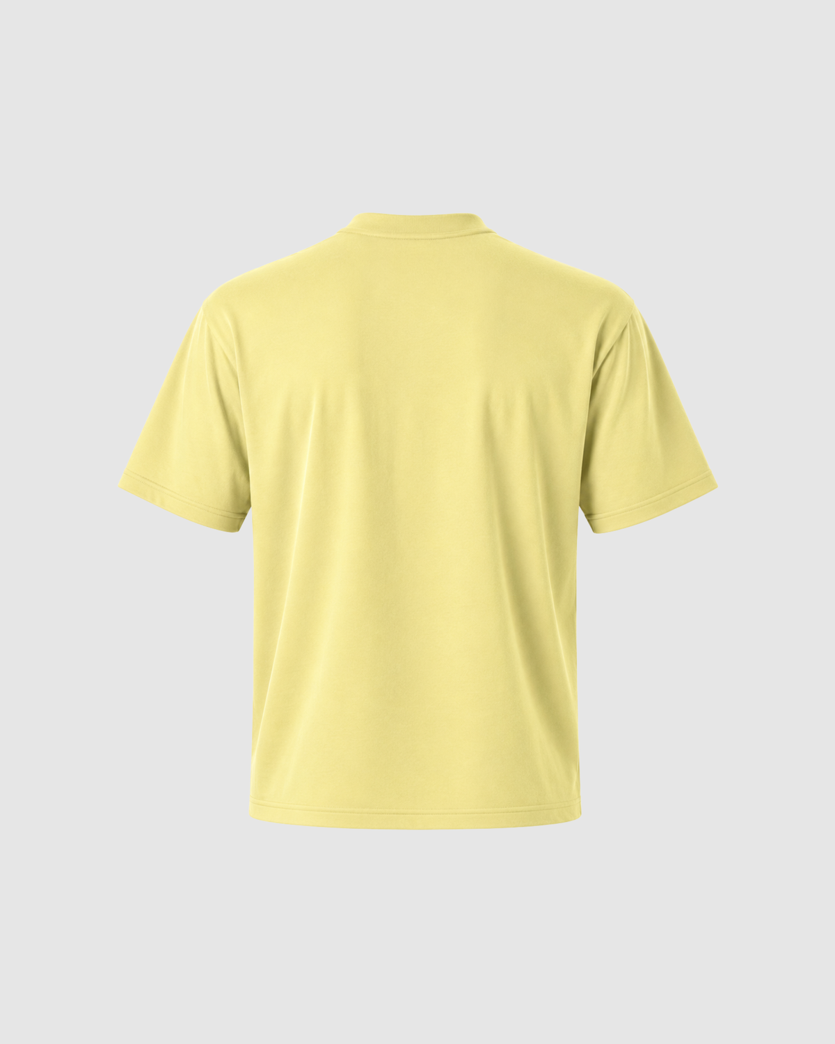 SIGNATURE BLANK T-SHIRT - YELLOW