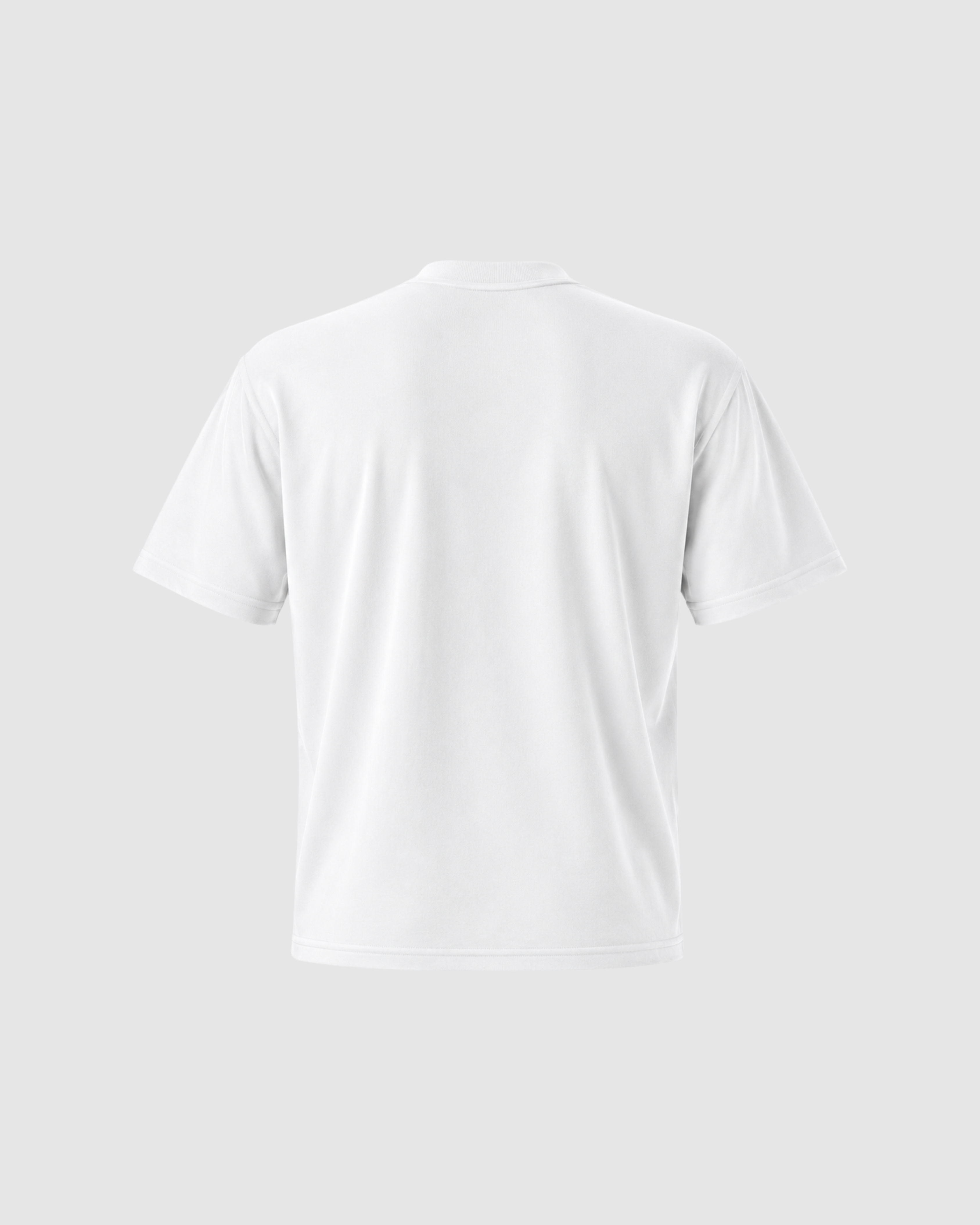 SIGNATURE BLANK T-SHIRT - WHITE