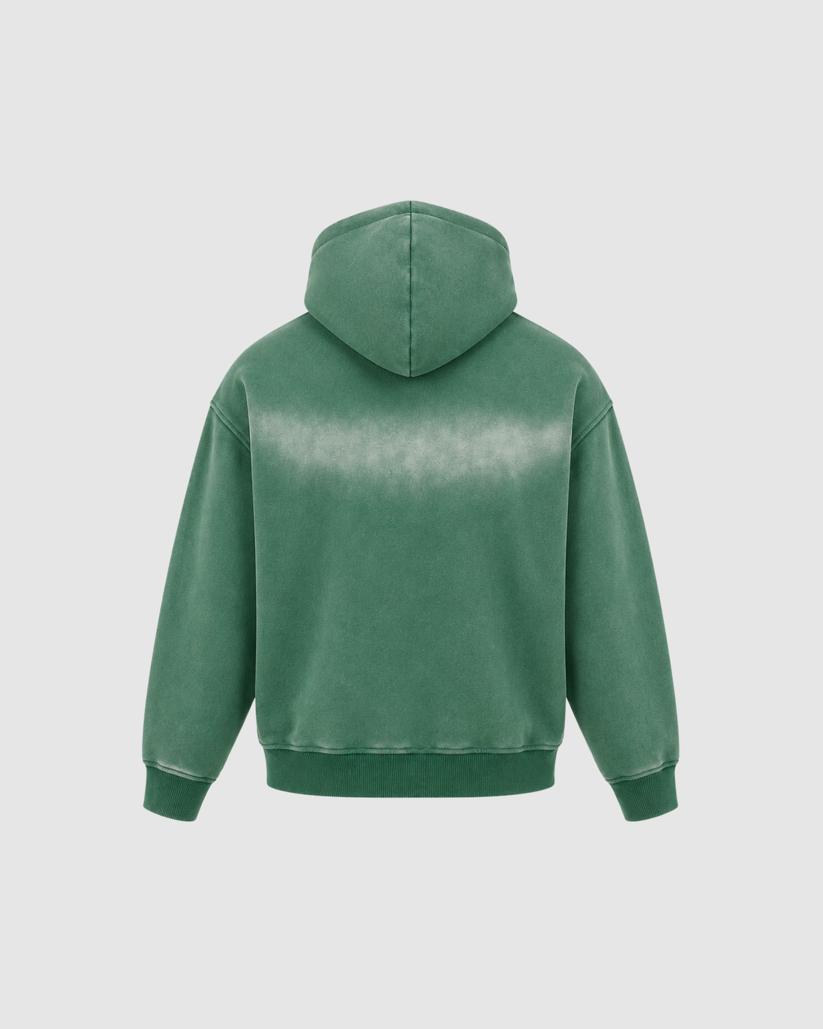 SUNFADE ZIP UP HOODIE - GREEN