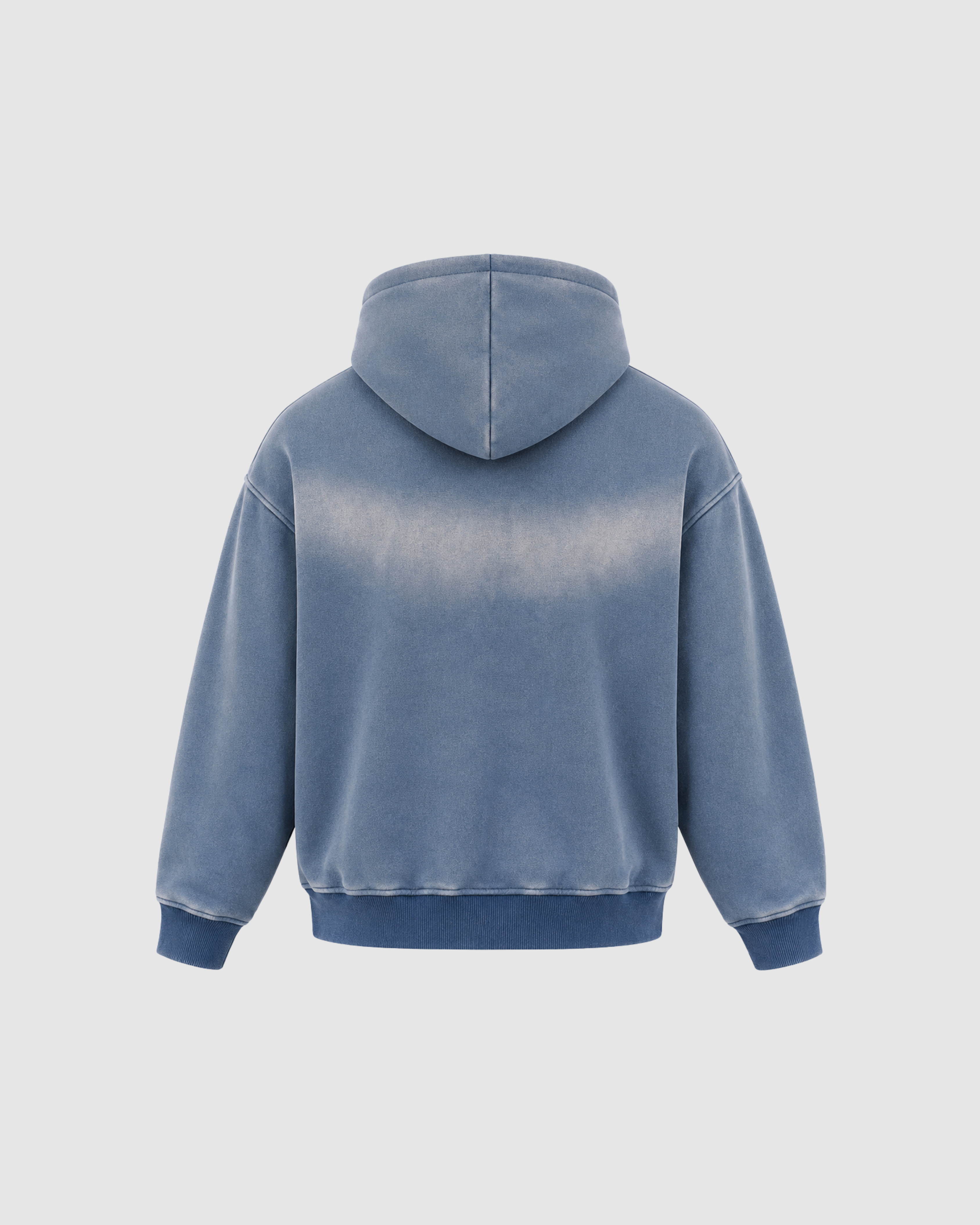 SUNFADE ZIP UP HOODIE - BLUE
