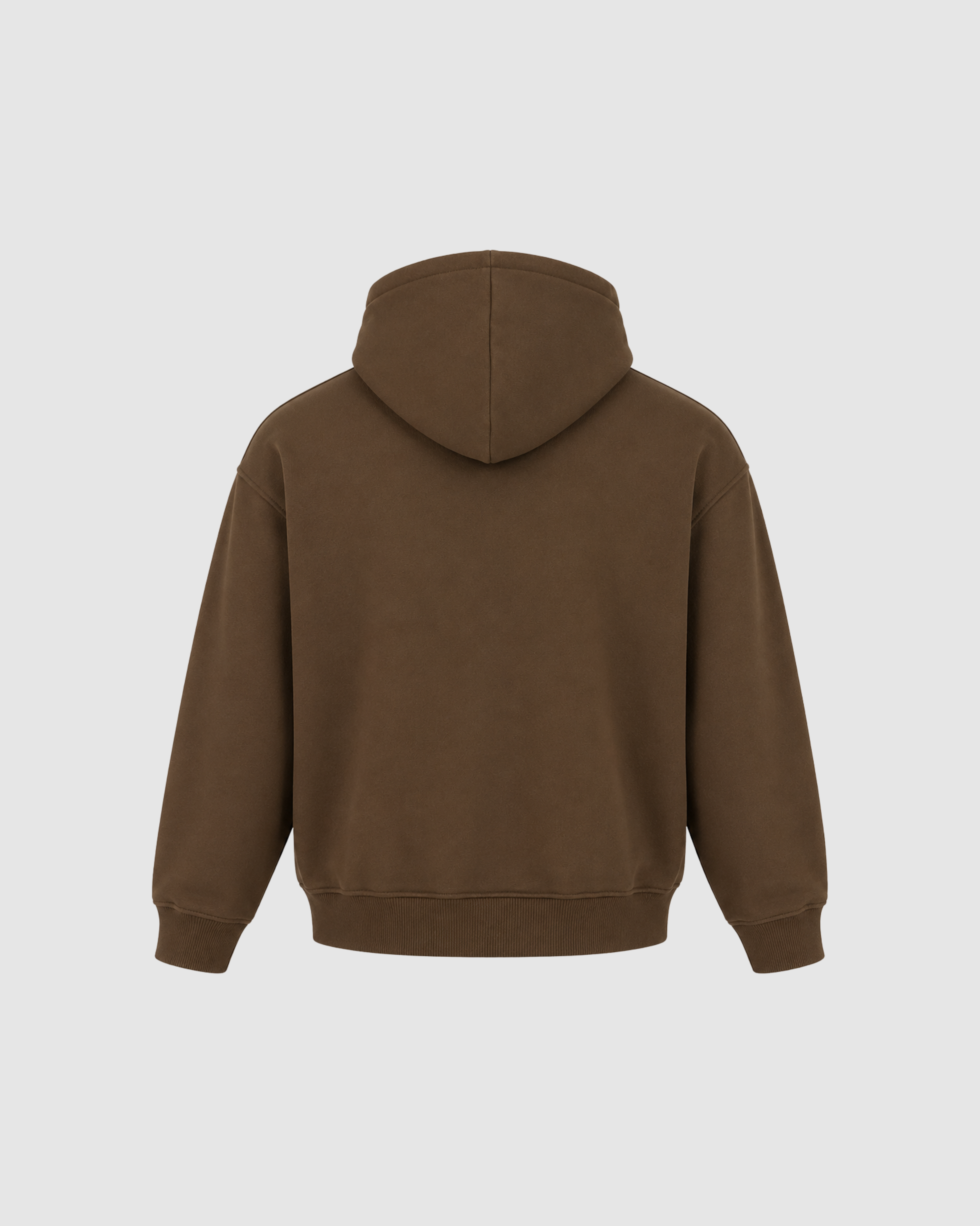 CLOUD ZIP UP HOODIE - COFFEE
