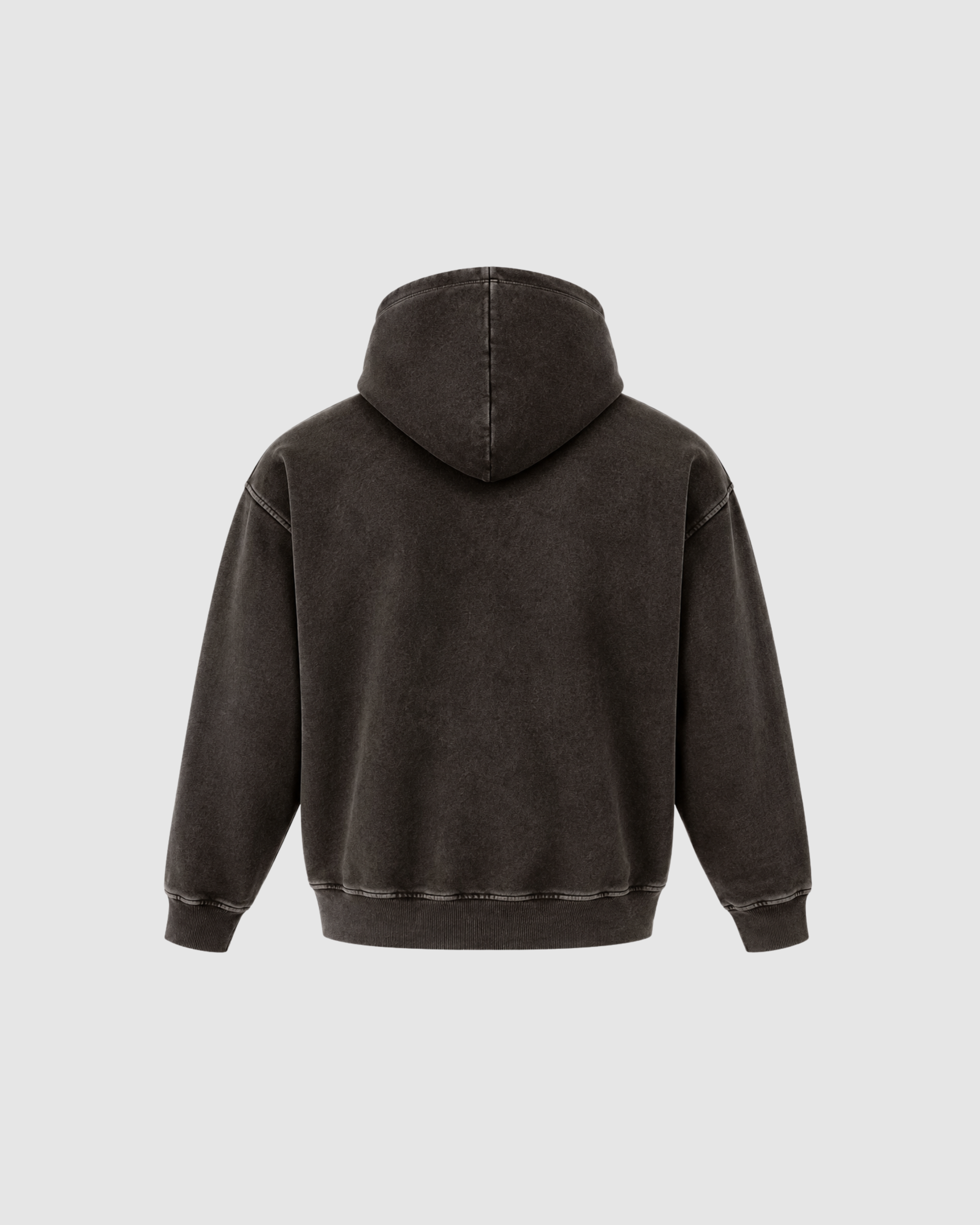 SNOW WASHED HOODIE - DARK GRAY