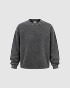 ACID WASH LONG SLEEVE - GRAY