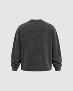 ACID WASH LONG SLEEVE - GRAY
