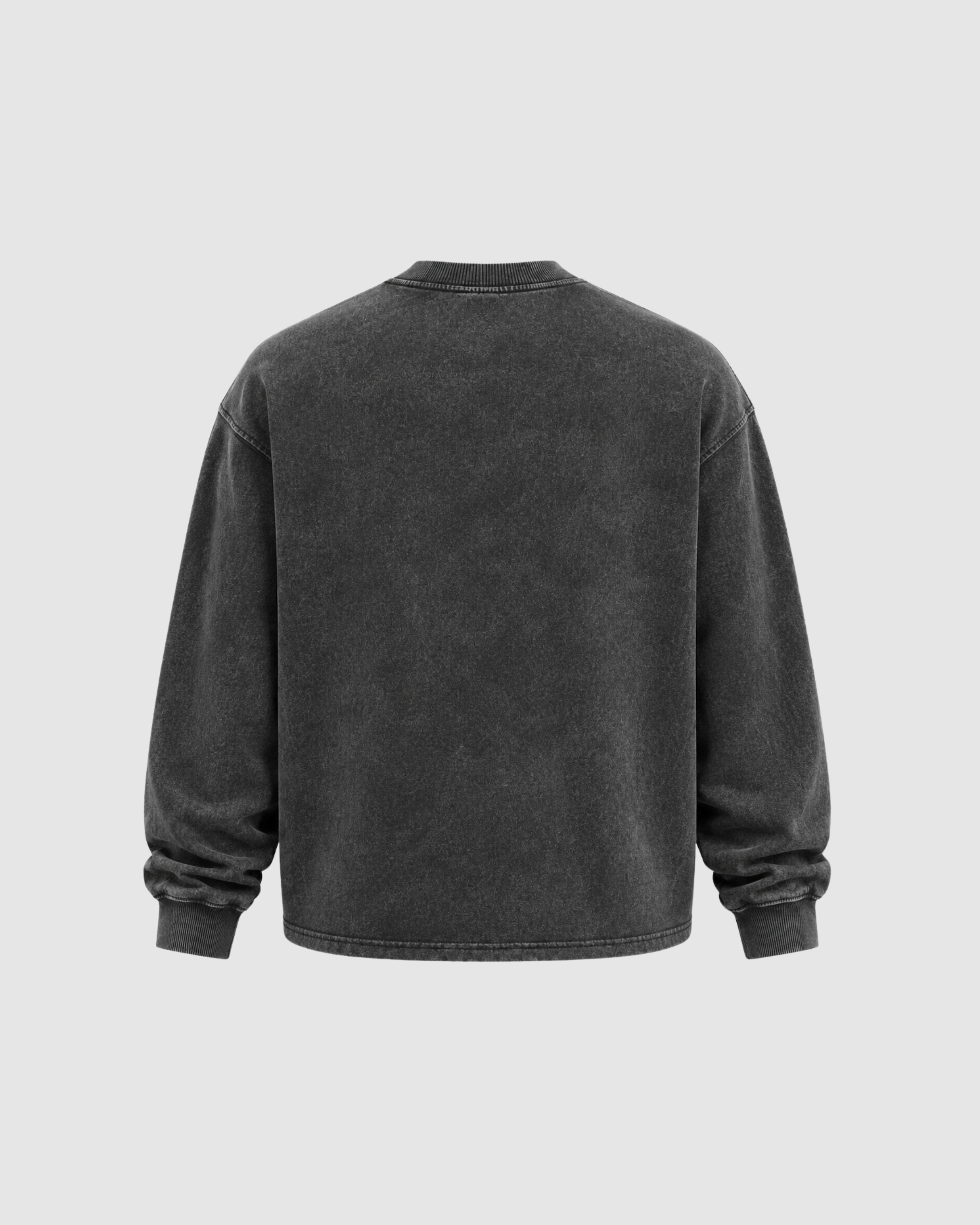 ACID WASH LONG SLEEVE - GRAY