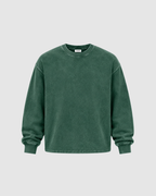 ACID WASH LONG SLEEVE - GREEN