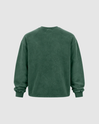 ACID WASH LONG SLEEVE - GREEN