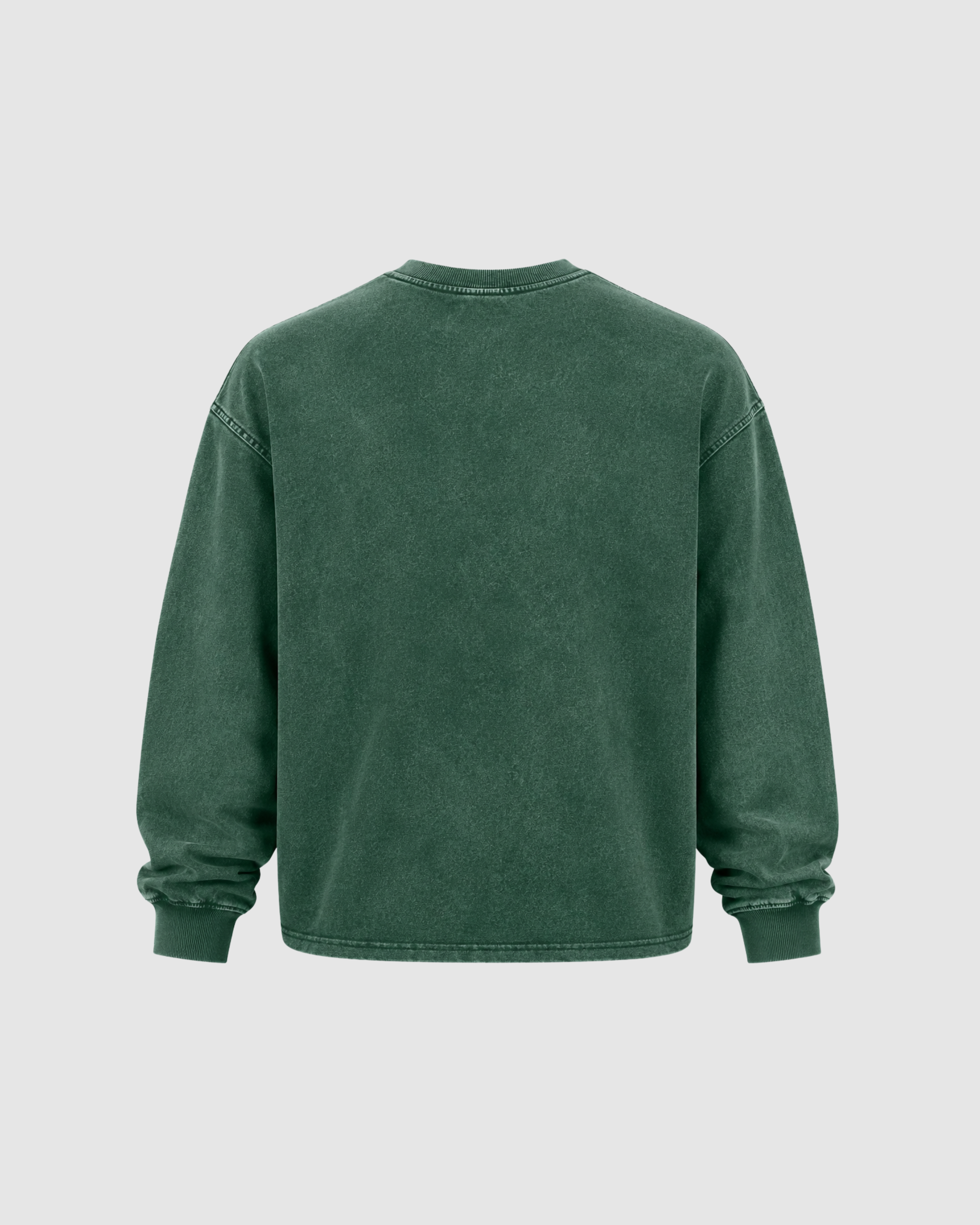 ACID WASH LONG SLEEVE - GREEN