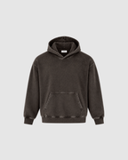 SNOW WASHED HOODIE - DARK GRAY