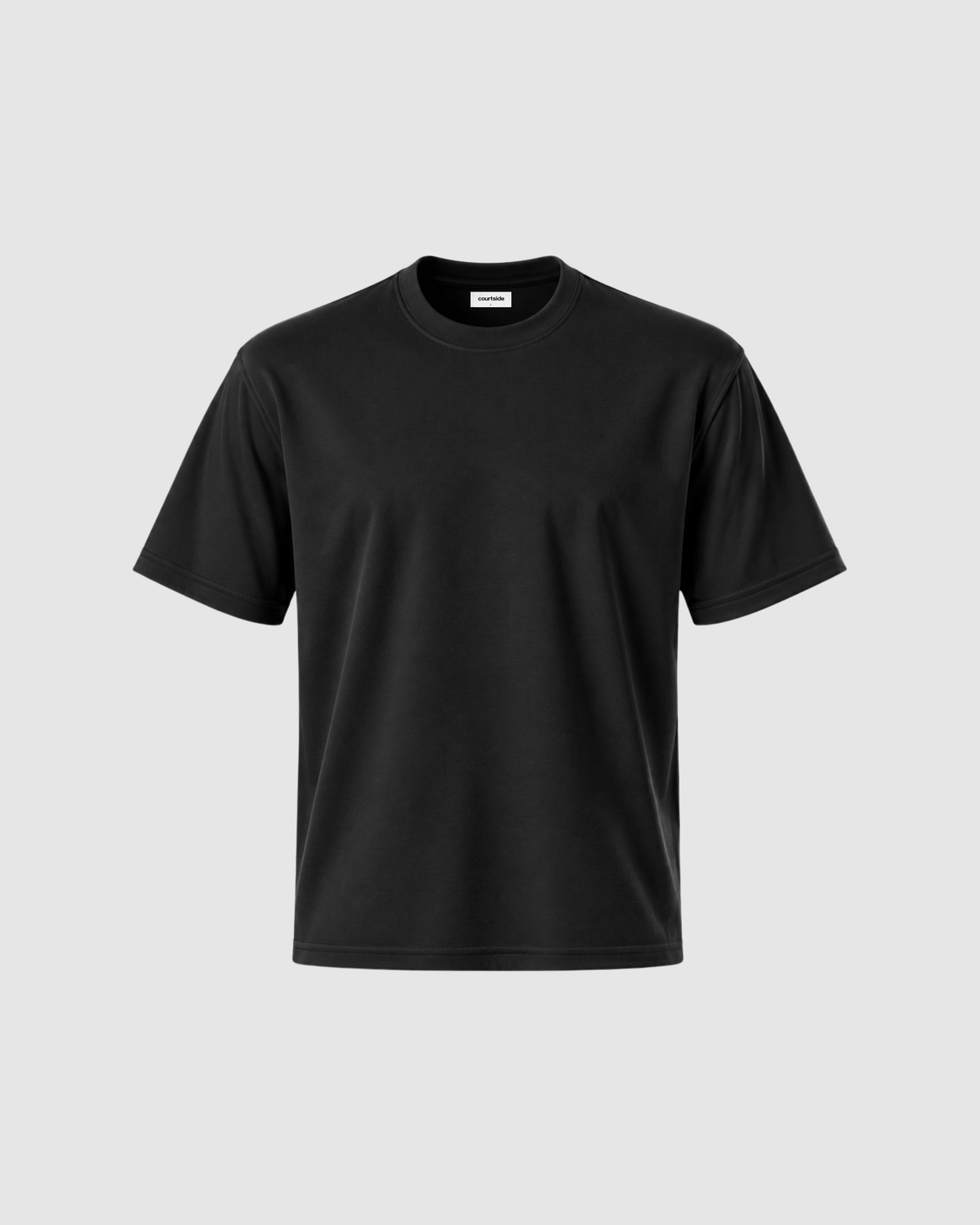 SIGNATURE BLANK T-SHIRT - BLACK