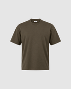 SIGNATURE BLANK T-SHIRT - BROWN