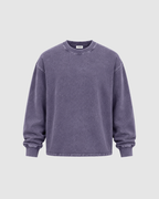 ACID WASH LONG SLEEVE - PURPLE