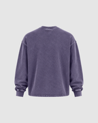 ACID WASH LONG SLEEVE - PURPLE