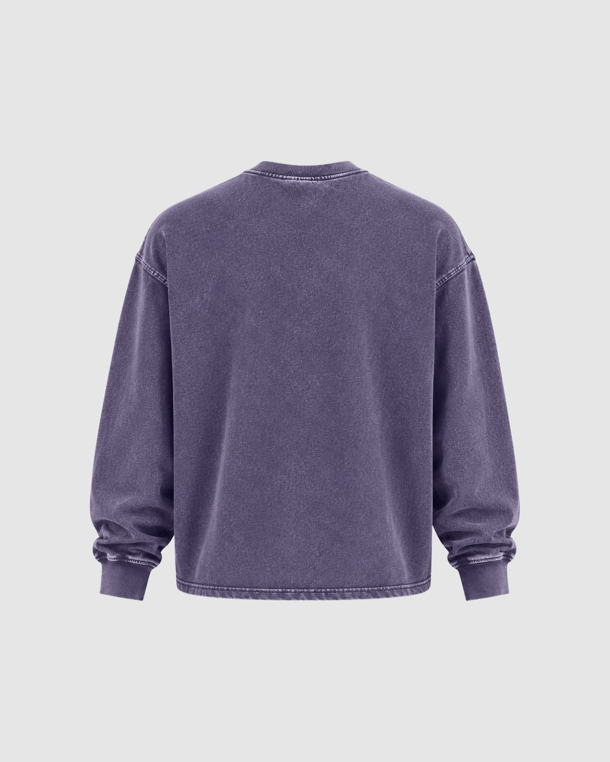 ACID WASH LONG SLEEVE - PURPLE