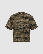 CAMO BOXY T-SHIRT - GREEN