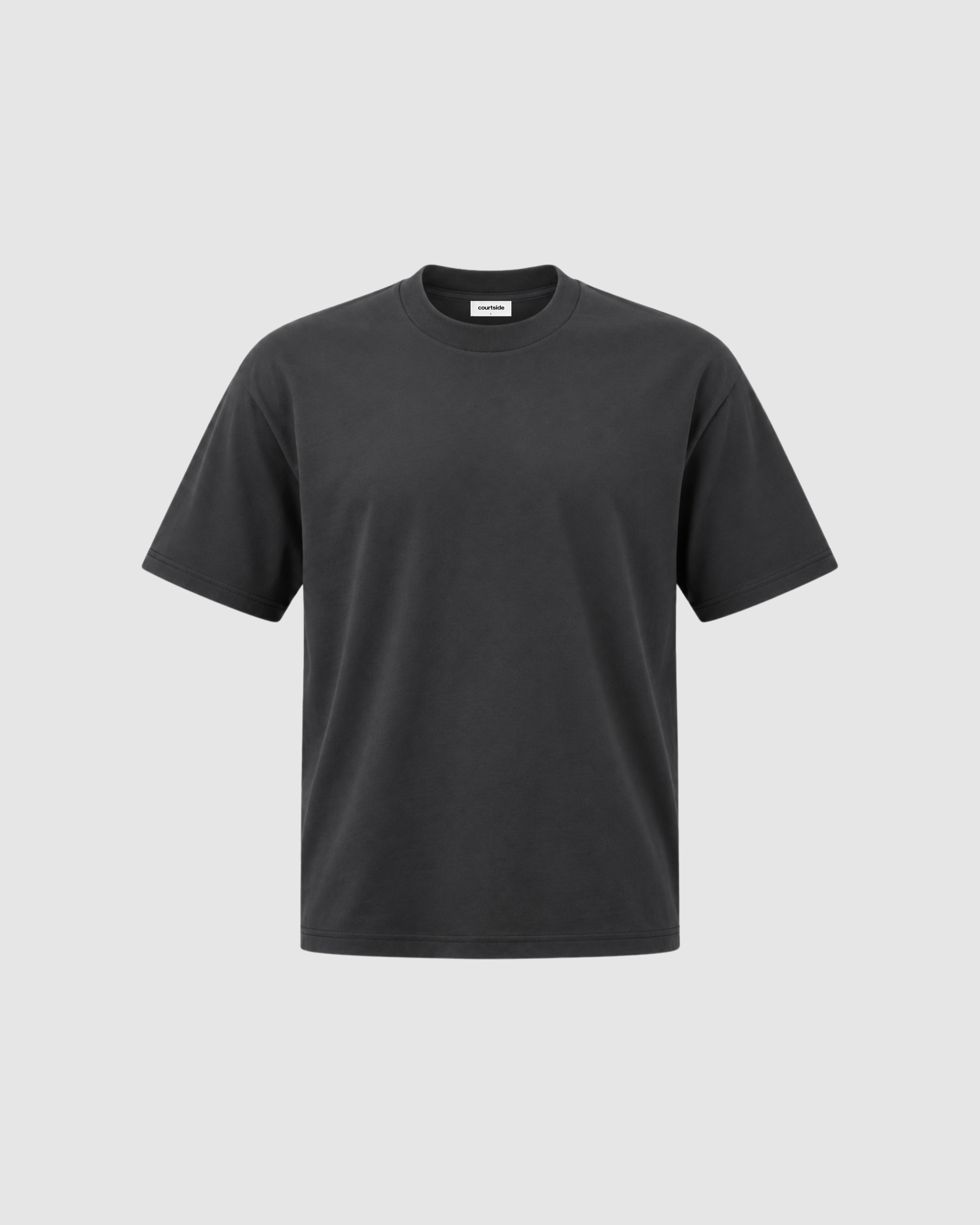 SIGNATURE BLANK T-SHIRT - CARBON GRAY