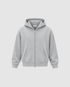 CLOUD ZIP UP HOODIE - GRAY