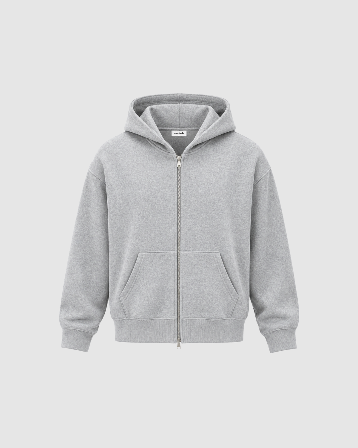 CLOUD ZIP UP HOODIE - GRAY