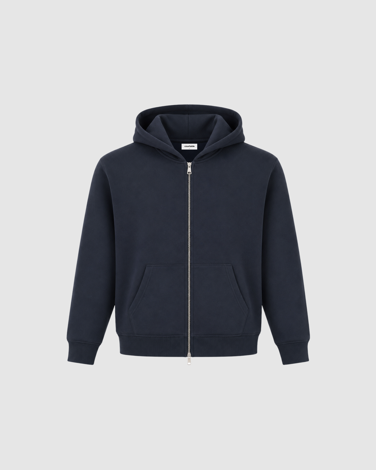 CLOUD ZIP UP HOODIE - NAVY