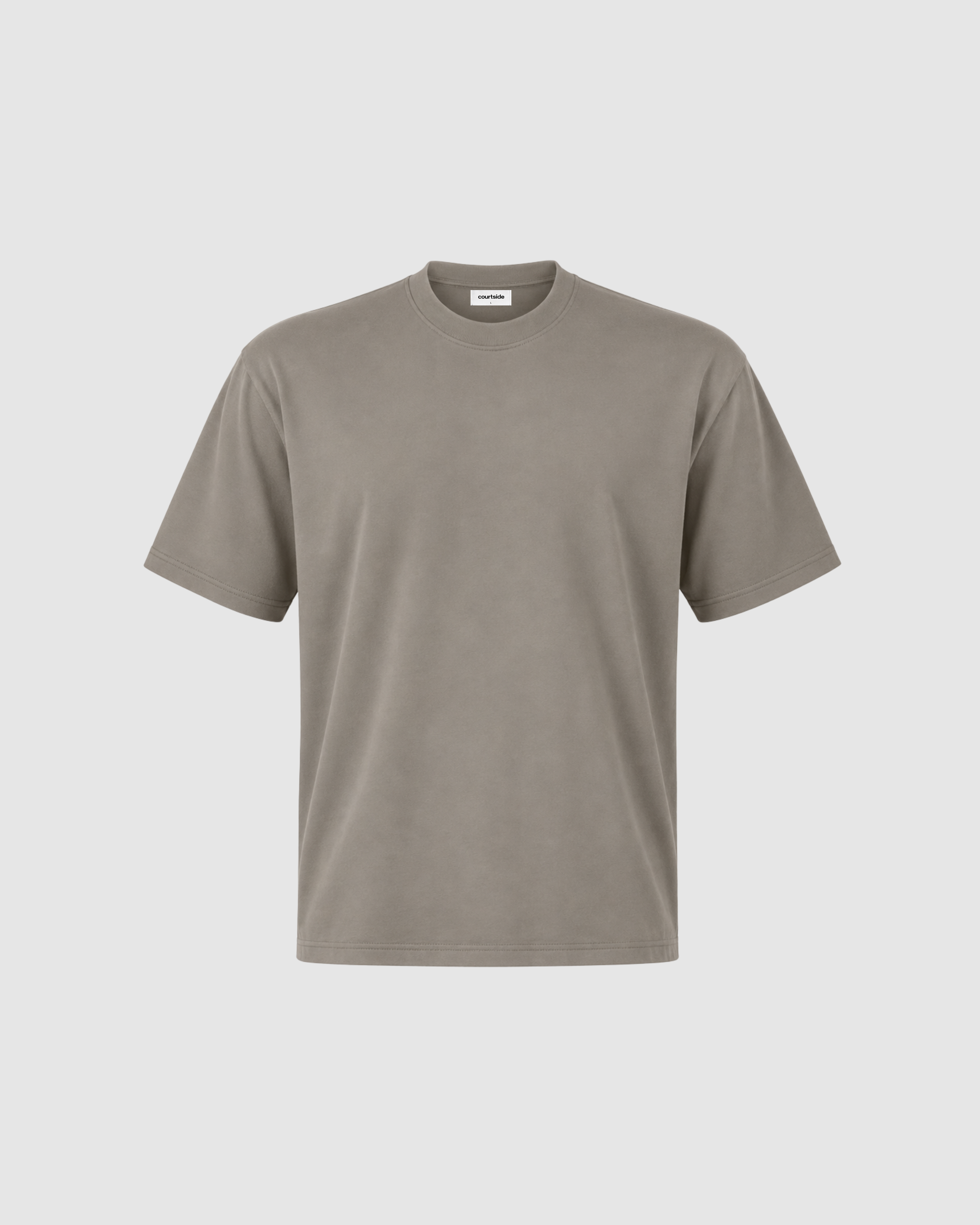 SIGNATURE BLANK T-SHIRT - GRAY