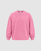 ACID WASH LONG SLEEVE - PINK