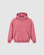 SNOW WASHED HOODIE - RED